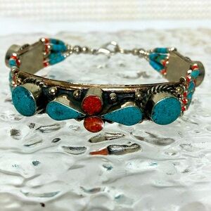 Tibetan turquoise bracelet